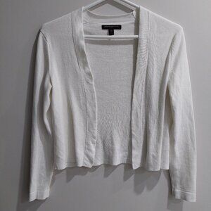 Banana Republic white open-front cardigan, Size XS